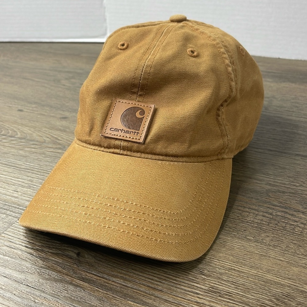 Carhartt Mens Canvas Odessa Baseball Cap, Carhartt Brown, adustable fit